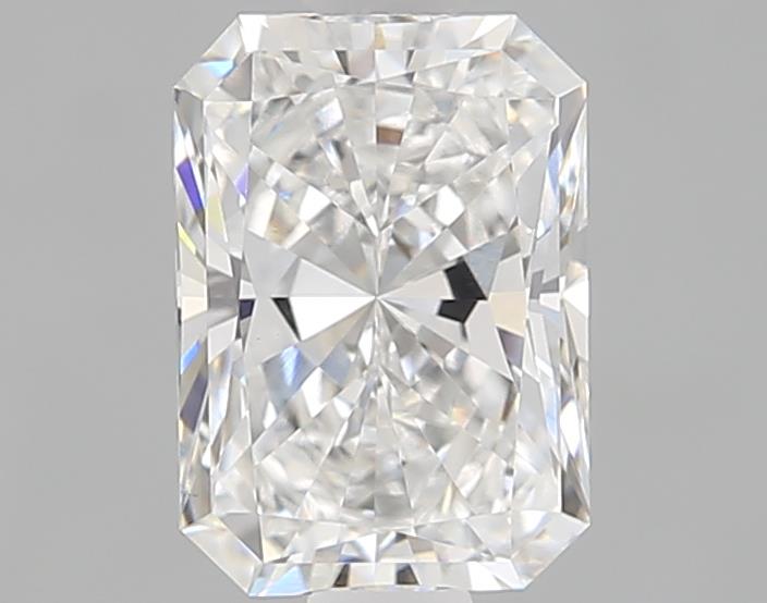 1.09ct Radiant cut lab-grown diamond, E/VVS2, 7.30mm x 5.14mm x 3.68mm