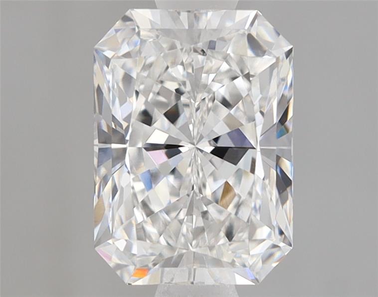 1.27ct Radiant cut lab-grown diamond, E/VVS2, 7.48mm x 5.40mm x 3.80mm