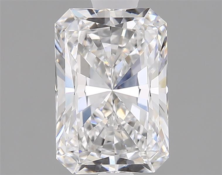 1.29ct Radiant Cut Lab-Grown Diamond, D Color, VVS2 Clarity, 7.90mm ID