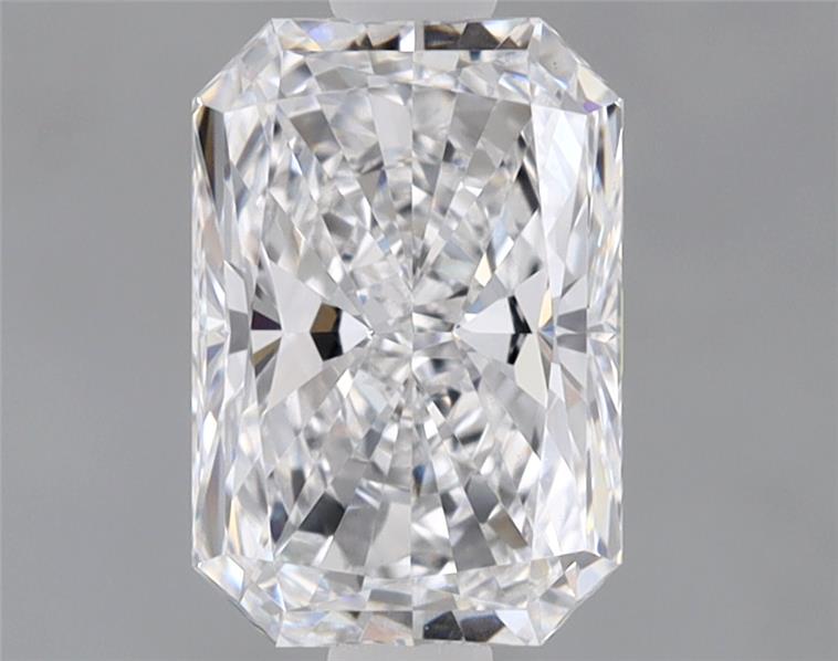 1.3ct Radiant cut lab diamond, D/VVS2, 7.91mm ID