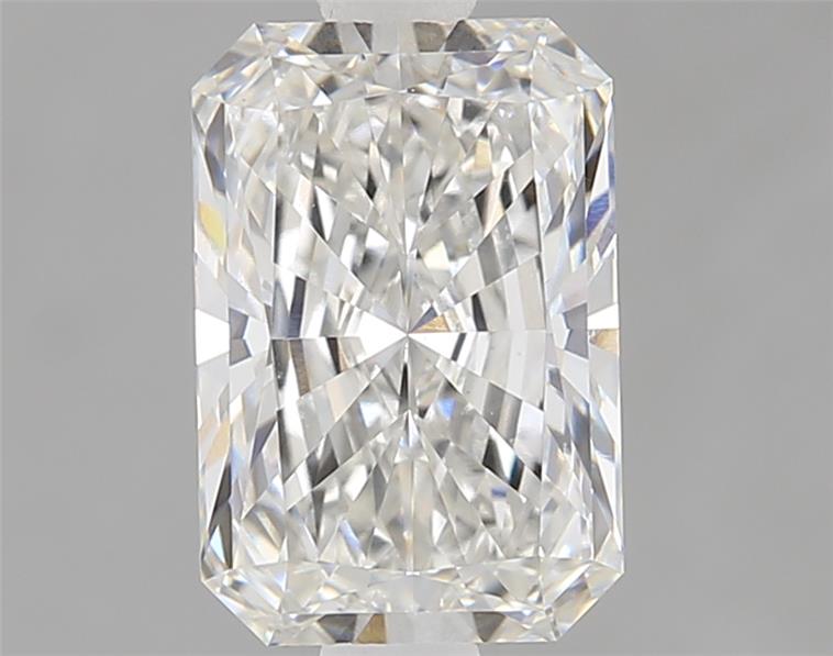 1.31ct Radiant cut lab-grown diamond, E/VVS2, 7.89mm x 5.35mm x 3.50mm