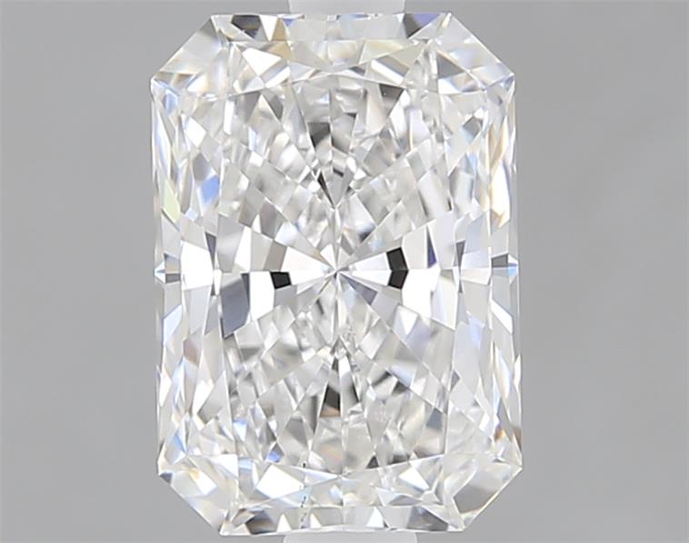 1.32ct Radiant cut lab diamond, E/VVS2, 7.96mm ID