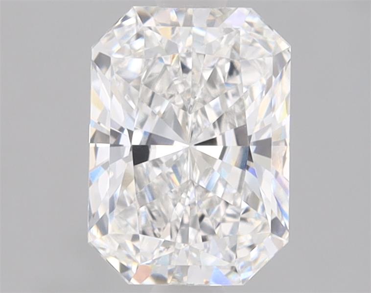 1.54ct Radiant cut lab diamond, E/VVS2, 8.05mm x 5.79mm x 3.93mm