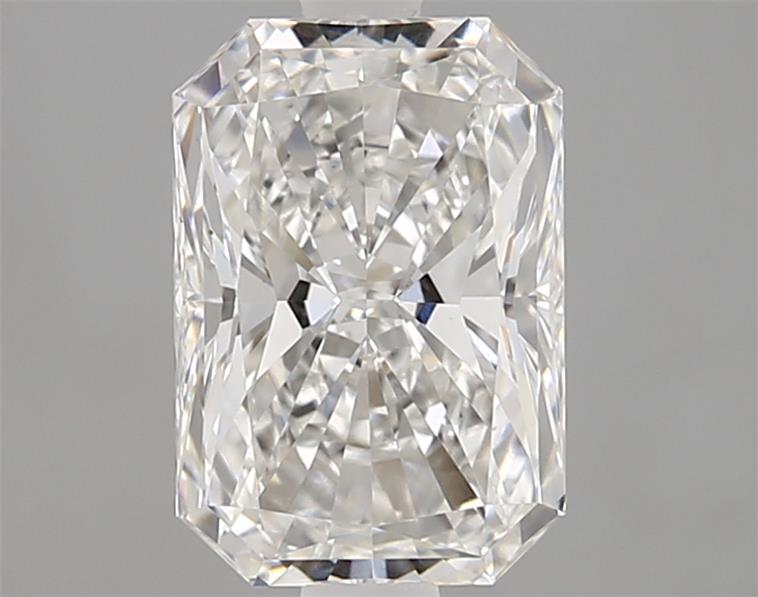 Lab-grown 1.55ct Radiant cut diamond, E/VVS2, 8.32mm x 5.71mm x 3.93mm