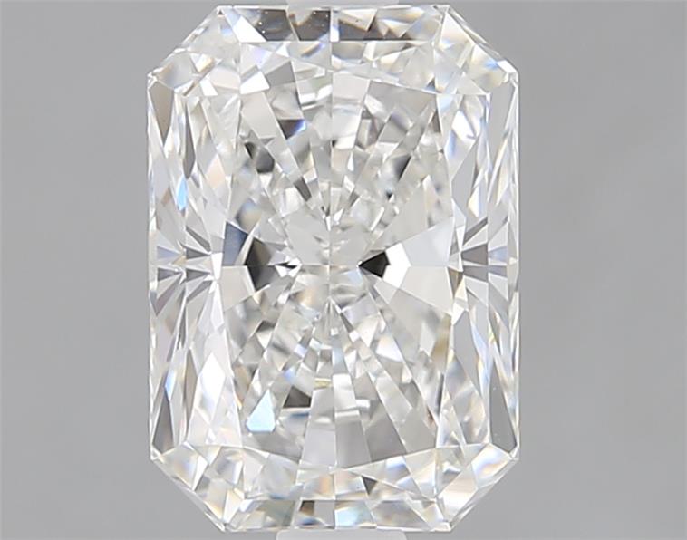 1.56ct Radiant cut lab-grown diamond, F/VS1, 8.21mm x 5.78mm x 4.00mm
