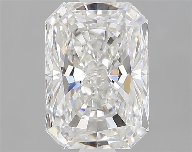 1.57ct Radiant cut lab diamond, E/VVS2, 8.17x5.75x3.95mm