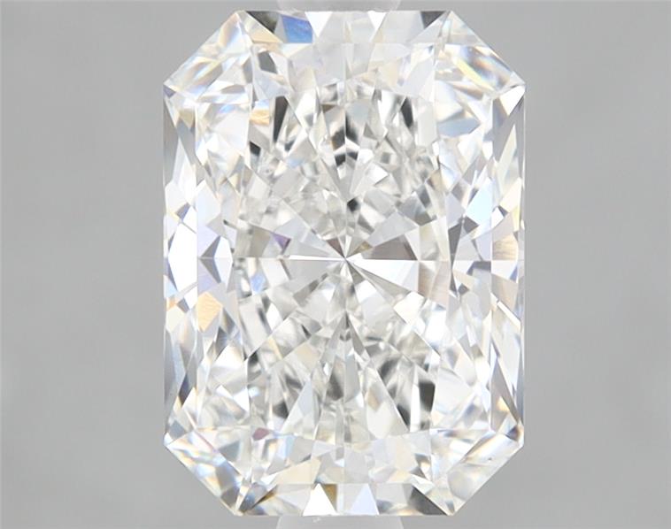 1.57ct Radiant F/VVS2 Lab Diamond, measurements: 8.18x5.84x4.05mm