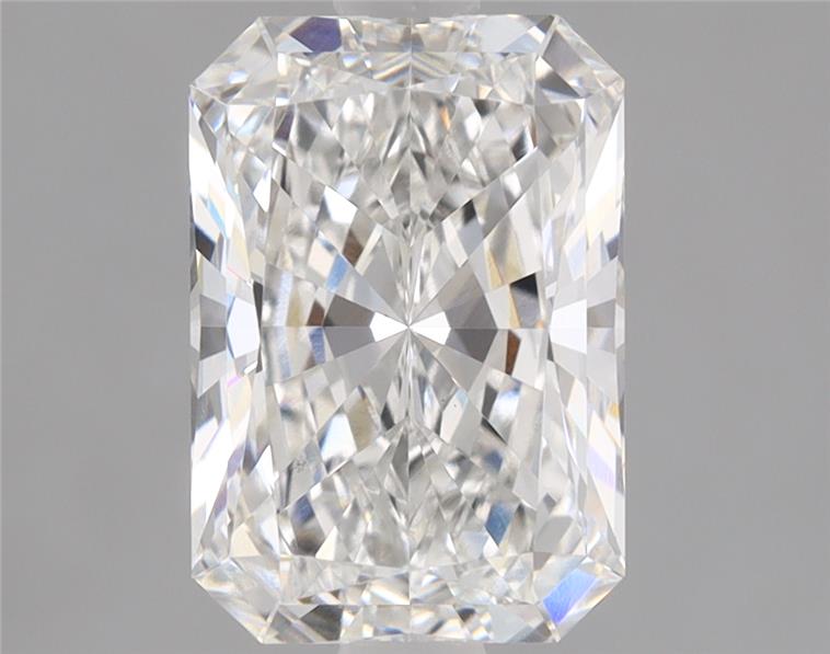 1.58ct Radiant cut lab-grown diamond, E/VVS2, 8.39mm ID
