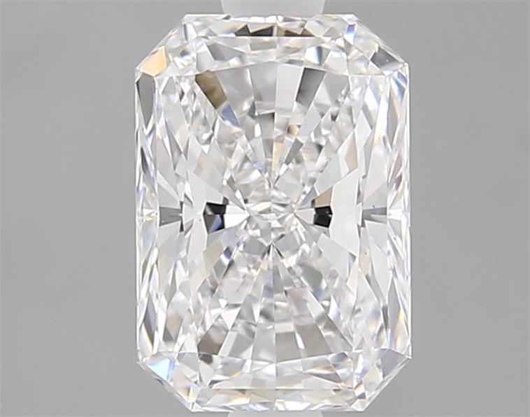 1.59ct Radiant cut lab-grown diamond, D color, VVS2 clarity, IGI certified, measurements: 8.35x5.73x3.94mm
