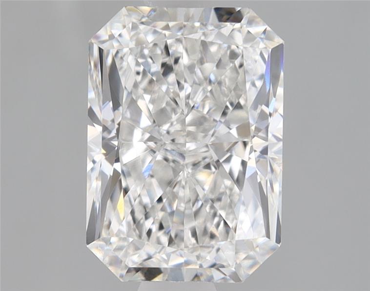 1.59ct Radiant cut lab-grown diamond, E/VVS2, 8.04mm x 5.67mm x 3.98mm