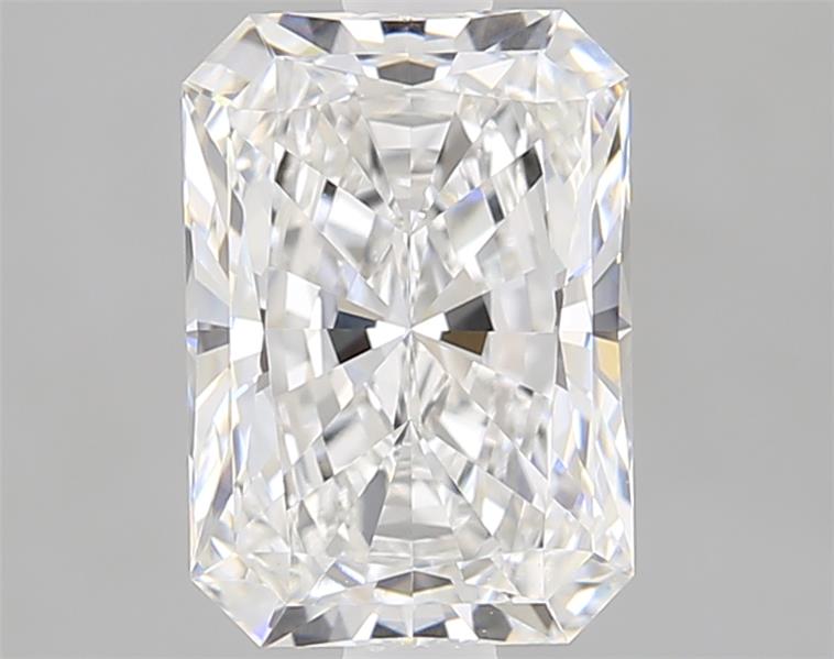 1.78ct Radiant cut lab-grown diamond with measurements 8.71x6.13x4.00 mm, F color, VVS2 clarity.