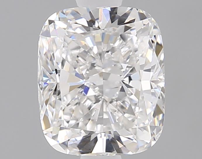 1.5ct cushion cut lab-grown diamond, E/VVS2, 7.16x6.03x4.11 mm