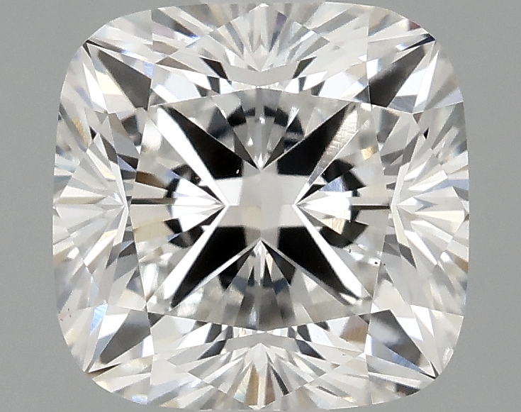 1.58ct Cushion Cut Lab-Grown Diamond, F Color, VS2 Clarity, 6.81mm ID
