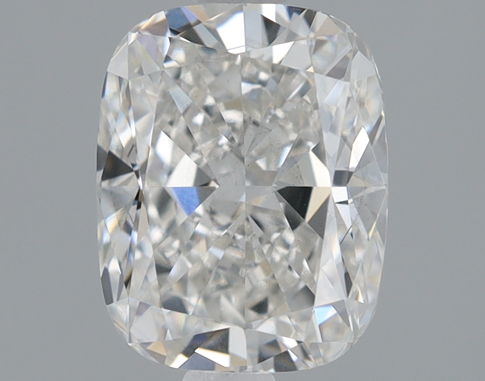 1.61ct lab-grown cushion cut diamond, F/VS1, 7.62mm ID