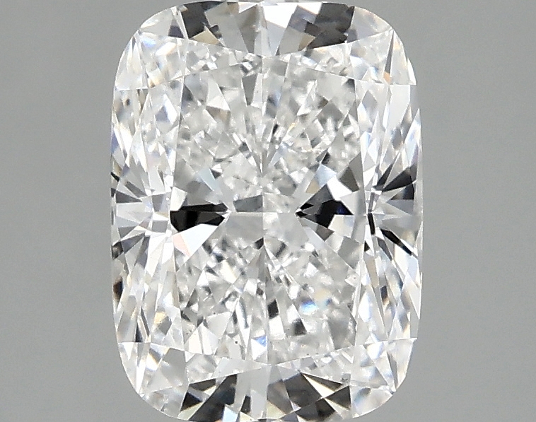 2.07ct Cushion Cut Lab Diamond, D Color, VS2 Clarity