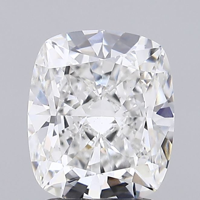 2.11ct Lab-Grown Cushion Cut Diamond, F/VS1, 8.31mm ID
