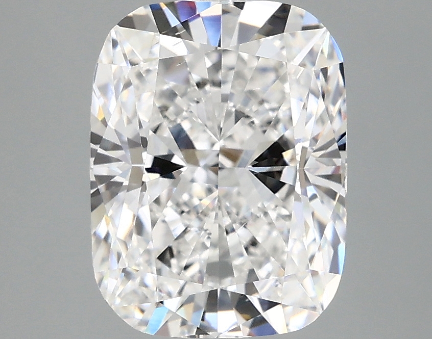 2.9ct Cushion Cut Lab Diamond, D Color, VS2 Clarity