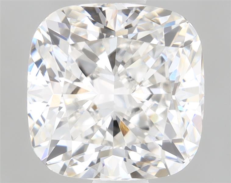 1.33ct lab-grown cushion diamond, F/VS1, 6.2mm x 6.2mm x 4.17mm