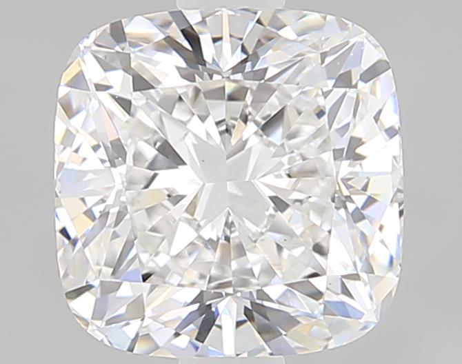 1.7ct Cushion Cut Lab-Grown Diamond, F Color, VS1 Clarity