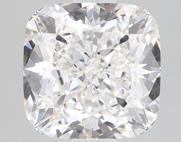 1.7ct Cushion Cut Lab Diamond, F Color, VS1 Clarity, 6.61mm ID