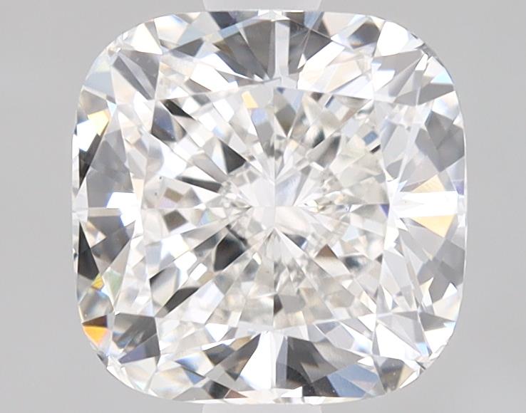1.7ct Cushion Cut Lab Diamond, G Color, VS1 Clarity