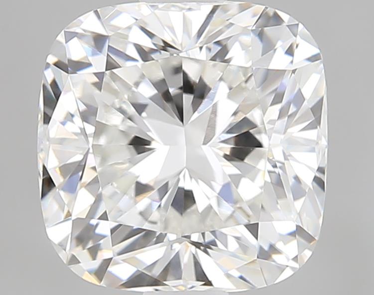 1.72ct lab-grown cushion cut diamond, F color, VS1 clarity, 6.9mm x 6.83mm x 4.54mm