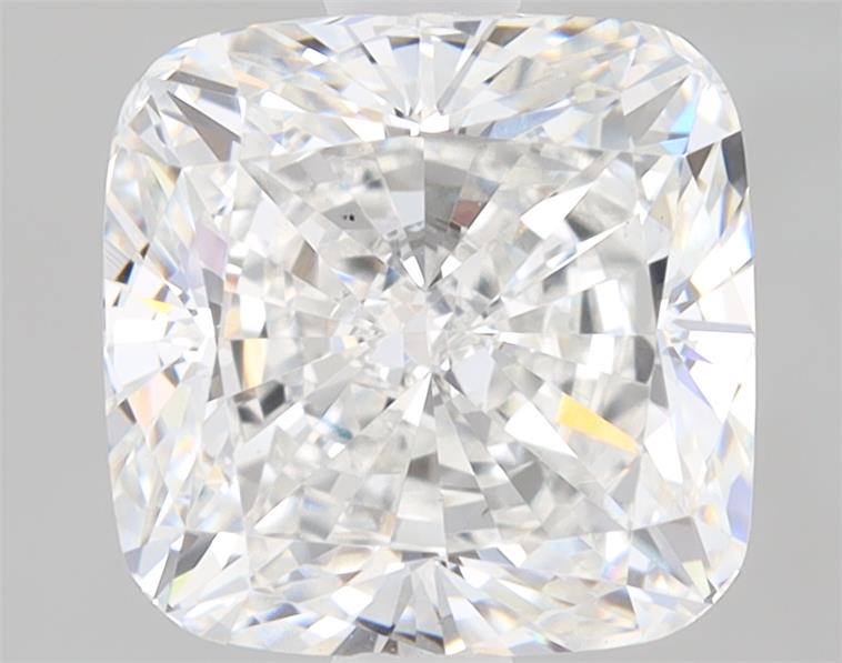 1.76ct Cushion Cut Lab-Grown Diamond, F/VS1, 6.76mm x 6.71mm x 4.45mm