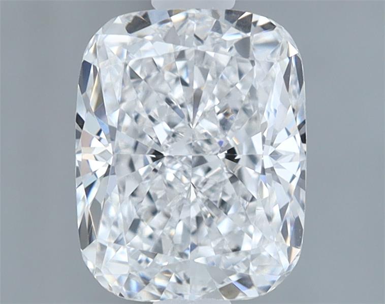 1.27ct Cushion Cut Lab-Grown Diamond, D Color, VVS2 Clarity, 7.14mm x 5.60mm x 3.71mm