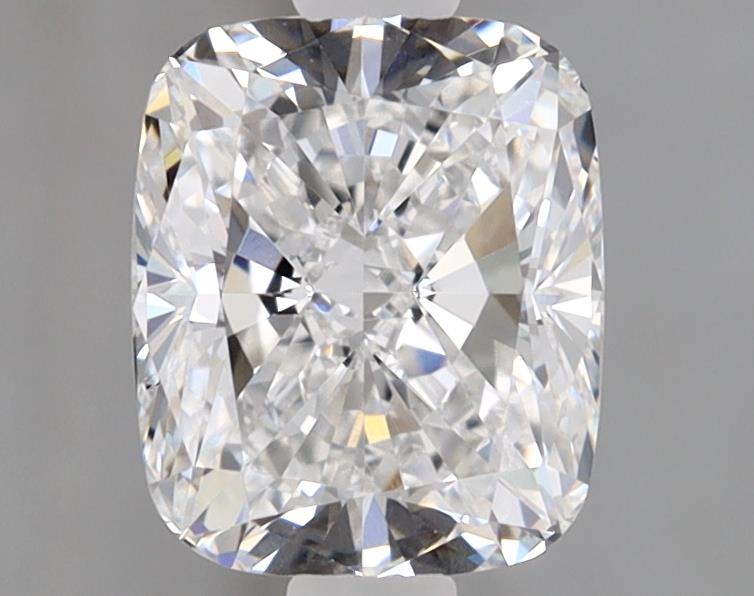 1.29ct Cushion Cut Lab Diamond, D Color, VVS2 Clarity, 6.73x5.62x4.00mm