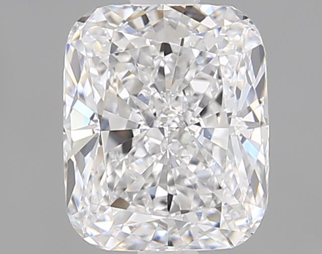 1.29ct Cushion Cut Lab Diamond, D Color, VVS2 Clarity, 6.91mm