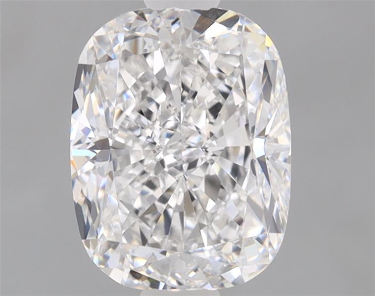 1.5ct Cushion Cut Lab Diamond, D Color, VVS2 Clarity, 7.50mm ID