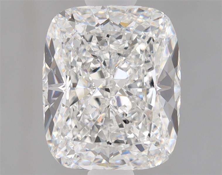 1.5ct Cushion Cut Lab Diamond, E Color, VVS2 Clarity, 7.15mm x 5.96mm x 4.01mm