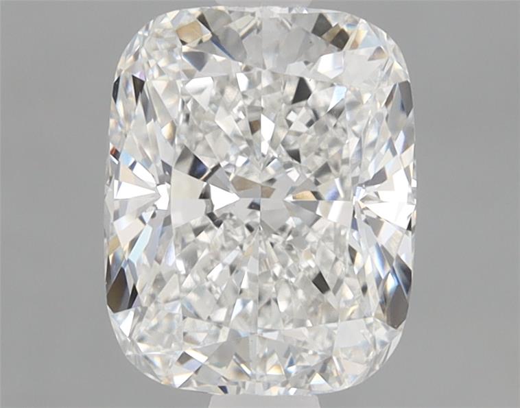 1.51ct Cushion Cut Lab Diamond, E/VVS2, 7.43mm x 5.93mm x 4.14mm