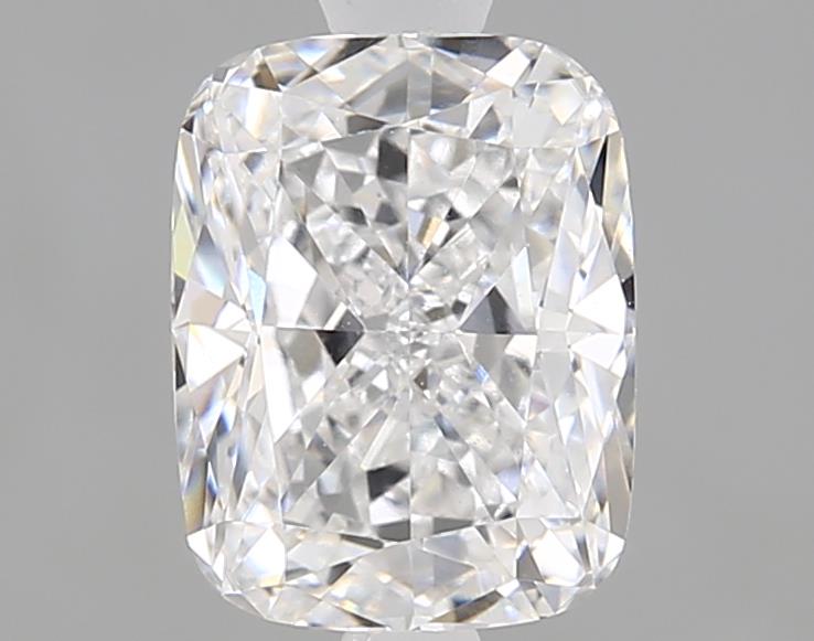 1.52ct cushion cut lab diamond, D color, VVS2 clarity, 7.53x5.82x4.01mm