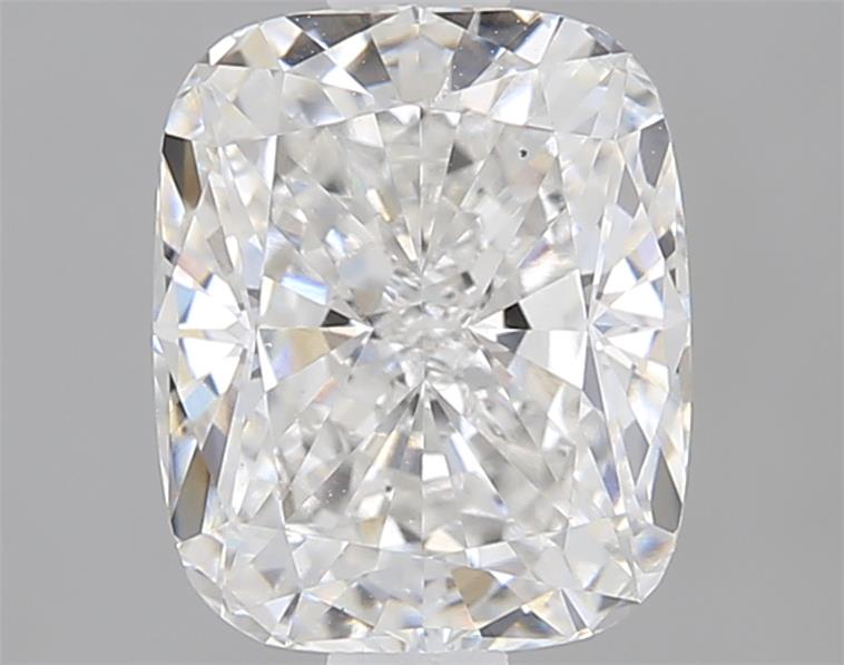 1.52ct Cushion Cut Lab Diamond, D Color, VS2 Clarity, 7.30mm ID
