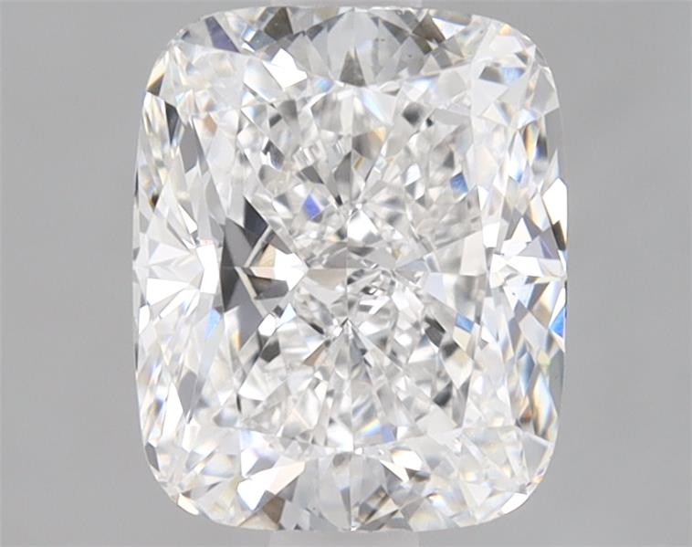 1.53ct Cushion Cut Lab Diamond, E/VVS2, 7.27mm x 5.99mm x 4.08mm