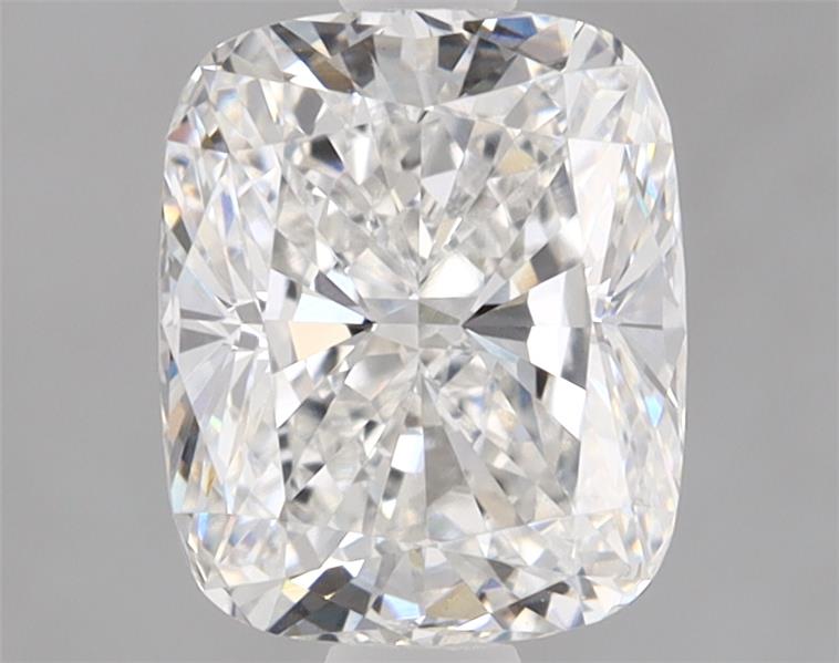 1.53ct Cushion Cut Lab Diamond, E Color, VVS2 Clarity, 7.40mm ID