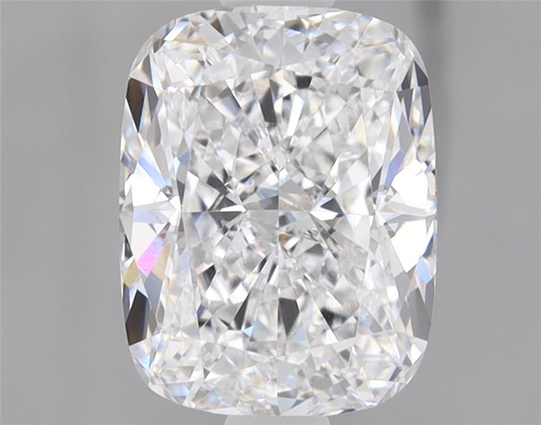 1.54ct Cushion Cut Lab-Grown Diamond, D Color, VVS2 Clarity, 7.74mm ID