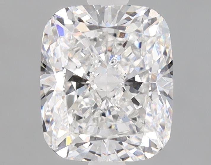 1.56ct Cushion Cut Lab Diamond, E Color, VVS2 Clarity, 7.17mm ID
