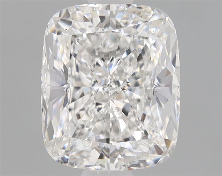 1.56ct cushion cut lab diamond, E color, VS1 clarity, 7.38x6.14x4.04mm