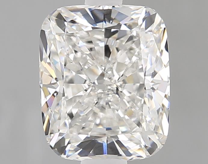 1.57ct Cushion Cut Lab Diamond, E Color, VVS2 Clarity, 7.24mm ID