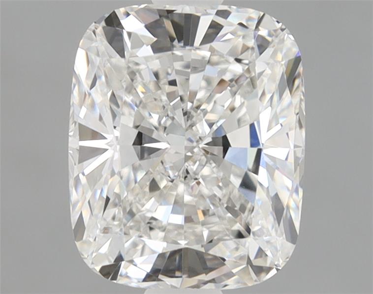 1.57ct cushion cut lab-grown diamond, F/VVS2, 7.36mm x 6.06mm x 4.23mm