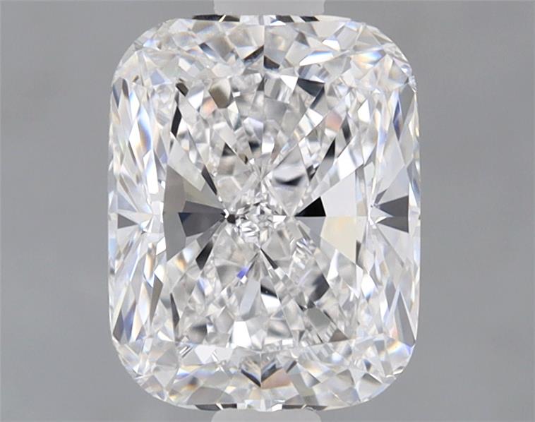1.58ct Cushion Cut Lab-Grown Diamond, D/VVS2, 7.58mm x 5.94mm x 4.04mm