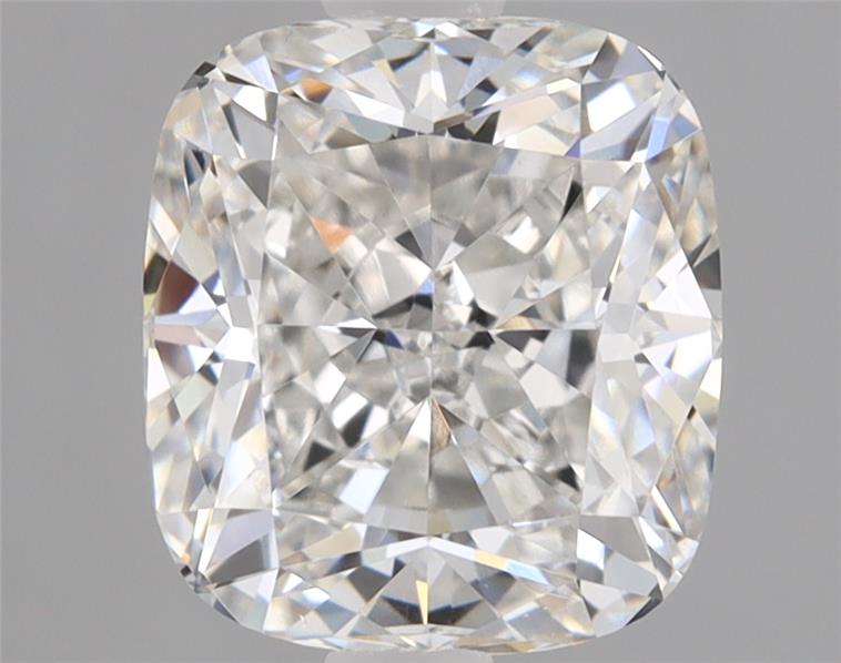 1.58ct Cushion Cut Lab Diamond, F Color, VVS2 Clarity, 6.95mm ID