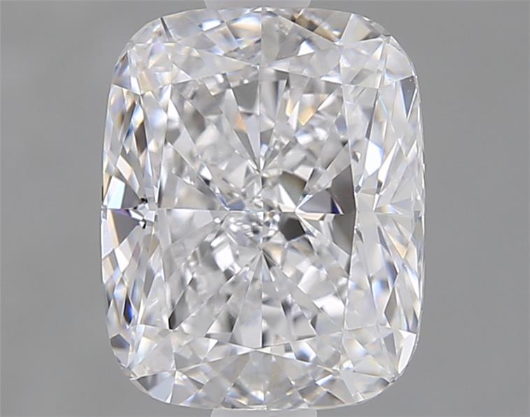 1.74ct Cushion Cut Lab Diamond, D Color, VVS2 Clarity