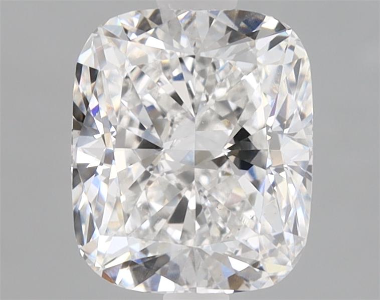 1.76ct Cushion Cut Lab Diamond, D Color, VVS2 Clarity