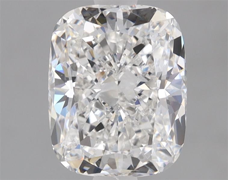 1.79ct Cushion Cut Lab Diamond, E Color, VVS2 Clarity, 8.07mm ID
