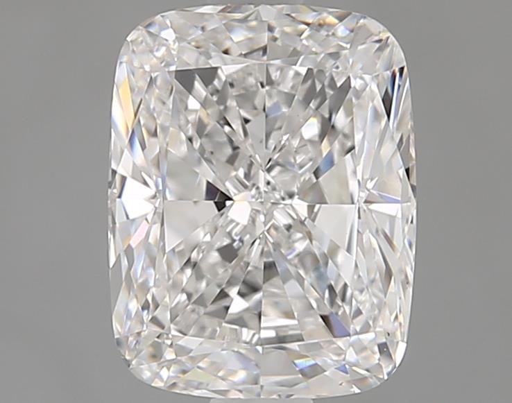 1.8ct Cushion Cut Lab Diamond, E Color, VVS2 Clarity, 7.99mm ID