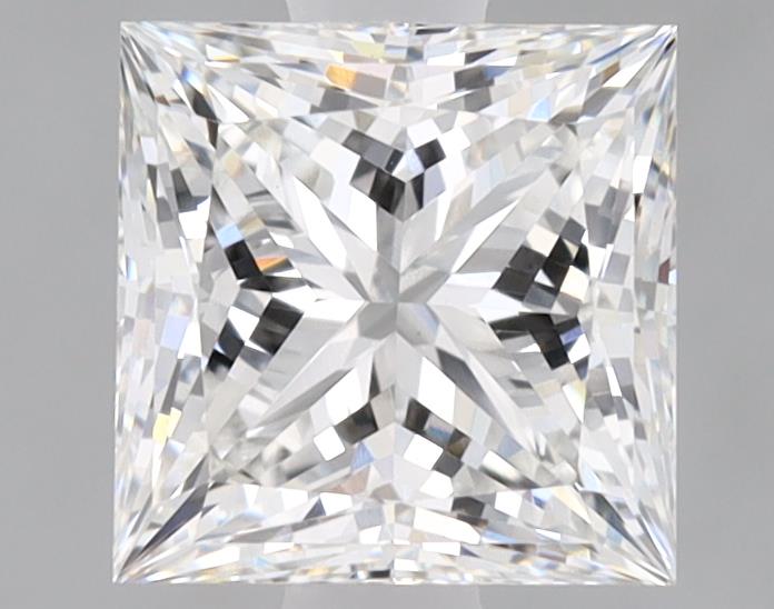 1.23ct Princess cut lab-grown diamond, F/VVS2, 5.88mm ID