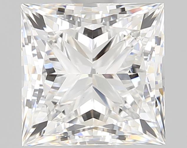 1.24ct Princess cut lab-grown diamond with E/VS1 characteristics